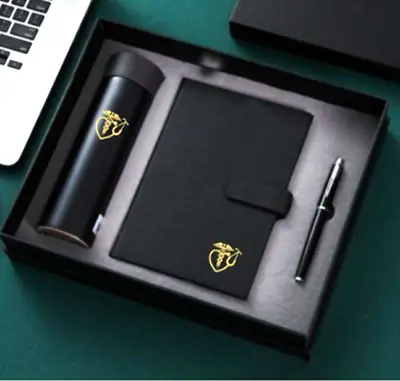 Caduceus Steth Smart Temp Display Vacuum Flask With Notebook Pen & Gift Box • $43.99