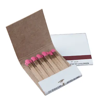 Plain White USA MADE Matchbooks 20 Matches Per Book (10 BOOKS 200 MATCHES) • $6.50