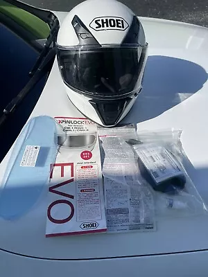 SHOEI RF-1200 Motorcycle Helmet W Extra Clear Lens  - Small • $250