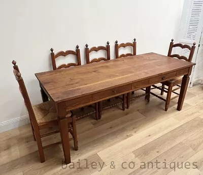 $2775 • Buy Antique French Country Provincial Oak Dining Table Or Desk Drawers - C114