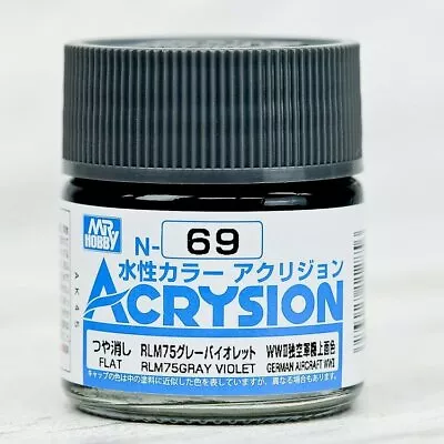 Gunze GSI Mr.Hobby Acrysion Acrylic Color Paint N1-N127 (10ml) Multiple Choice • $4.99