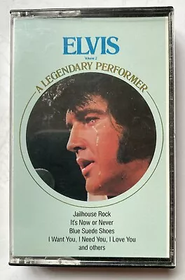 Elvis: A Legendary Performer Vol 2 Cassette Tape RCA 1989 • $4.99