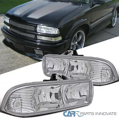 Fits 1998-2004 Chevy Blazer S10 Pickup Clear Headlights Headlamps Assembly 98-04 • $64.95