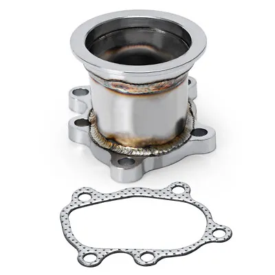 TD04 5 Bolt Turbo Down Pipe Flange 2.5  V Band Conversion Adapter For Subaru WRX • $38.50