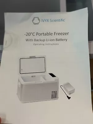 IVYX Scientific - 20°C Portable Lab Sample Freezer And Refrigerator W/ Battery • $250