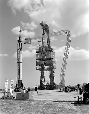 Mercury-Redstone 3 (MR-3) Prelaunch Activities Mercury Program 8X12 PHOTOGRAPH • $9.95