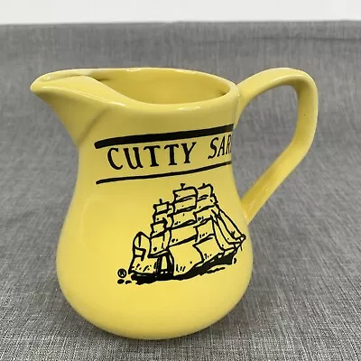 VTG Cutty Sark Pitcher Scotch Whiskey Advertising Ceramic Bar Pitcher Pub Jug • $12.99