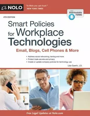 Smart Policies For Workplace Technologies: Email Social Media Cell Phones &... • $4.84