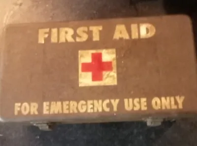 Metal Tin First Aid Box World War • £250