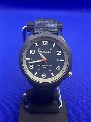 Columbia Timing Crestview Analog Watch Blue Dial And Nylon Strap CSS10-103 • $27