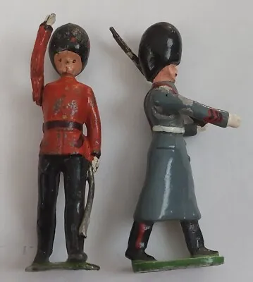 Metal Miniature British Guard Soldiers Lot Of 2 • $19.99