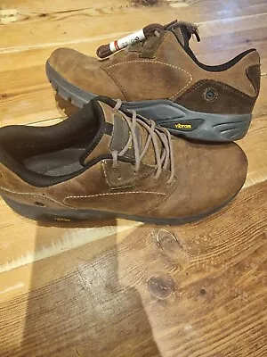Mens Hi-Tec Walk-Lite Brown Waterproof Hiking Shoes UK Size 11 Good Condition • £0.99