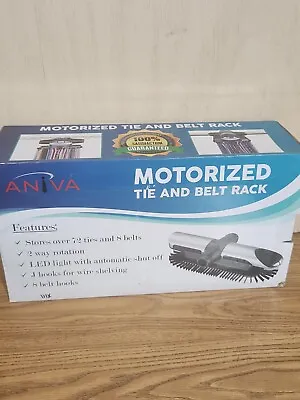 Aniva Motorized Tie Rack Best Closet Organizer With LED Lights Includes J Hooks • $27.90