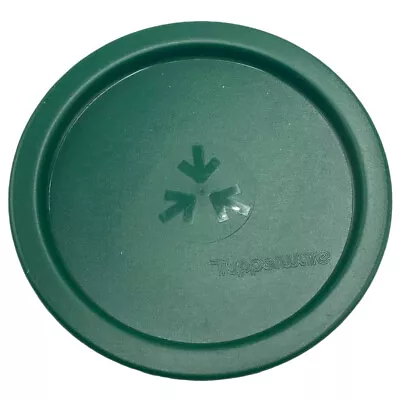 Tupperware One-Touch   A   Replacement 5  Lid Vintage Hunter Green #2423 NOS • $9.99