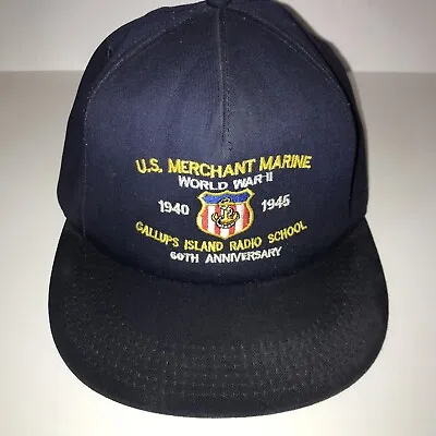 U.S. MERCHANT MARINE VETERAN Cap/Hat Navy Blue  Military*Free Shipping* • $8.99