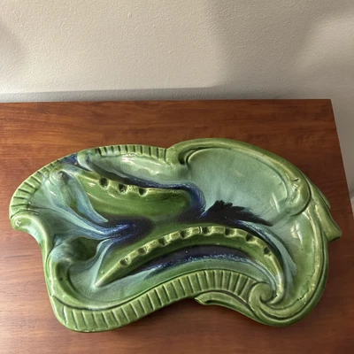 $22 • Buy Vintage CALIF USA 5 Glazed Ceramic Pottery Decorative Ashtray