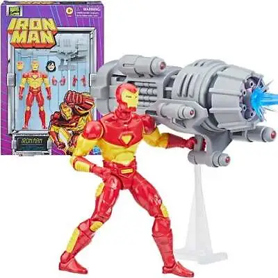 Iron Man Marvel Legends Retro Iron Man 6-inch Action Figure BY HASBRO • $45