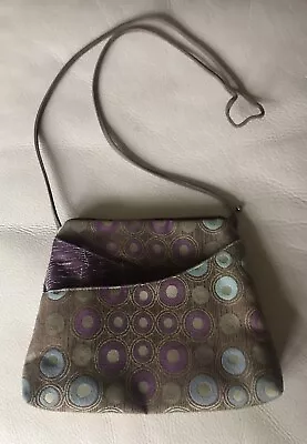 Maruca Crossbody Bag Purse ￼ Multi Color ￼Circles  Boho Boulder Colorado • $28