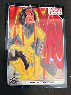 2023 UD Marvel Platinum TEAL WAVE Parallel #26: DANI MOONSTAR #635/799 • $9.99