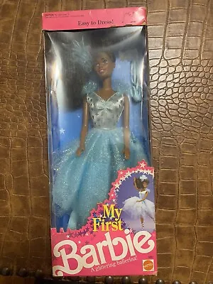 Sealed My First Barbie 1991 NIB. She Is A Glittering Ballerina With Ballet Shoes • $49.95
