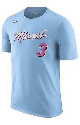 Miami Heat Dwayne Wade Miami Vice Dri-Fit Shirt BV8773-422 Size L-XL • $49.99