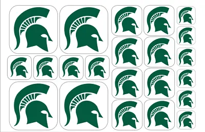 Michigan State Spartans Team Stickers - Multiple Size And Material Options • $4.73