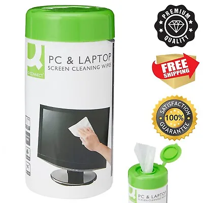 £3.99 • Buy TV Screen Cleaning LED LCD PC Monitor Glass Anti Static Cleans Protect 100 Wipes