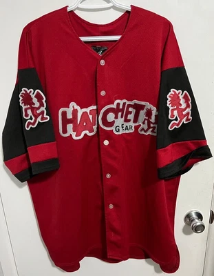 $185 • Buy XXXL Insane Clown Posse ICP Hatchet Gear Baseball Jersey Psychopathic Records