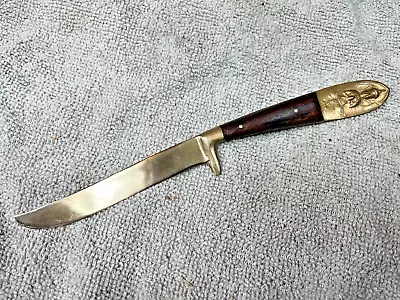 Nice Vintage Siam Thailand Brass & Wood Buddha 8 In. Letter Opener • $7.99