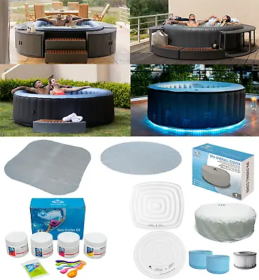 MSPA Hot Tub Inflatable Bladder Chemical Kit Spa Filters Covers 4/6 Person UK • £349.99
