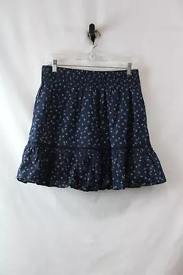 NWT Madewell Women's Navy Floral Tulip Skirt Sz S • $9.99