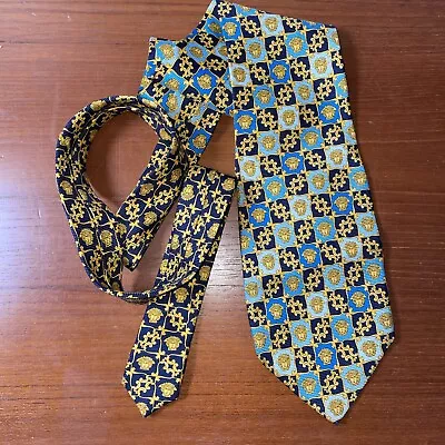 Gianni Versace Silk Tie Vintage Handmade In Italy • $50