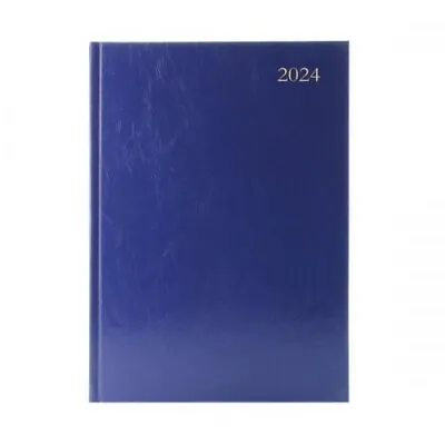 2024 A5 Day Per Page Blue Appointments Diary • £4.99