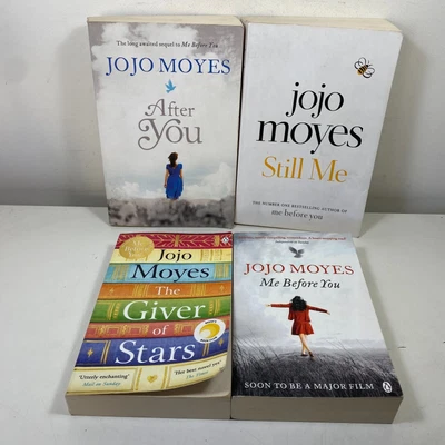 $29.95 • Buy 4 Lot Jojo Moyes-Me Before You, The Giver Of Stars, Still Me, After You