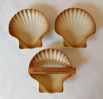 Set Of 3 Excellent Mikasa DX-100 Whole Wheat Clam Shell Dish Oven To Table EUC • $45