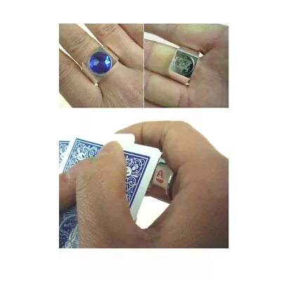 £25.19 • Buy Magnet Ring With Blue Stone Onyx Diamond(19mm/20mm/21mm) Magic Tricks Magician N