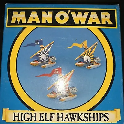 Games Workshop Man O' War High Elf Hawkships VG • $31.99