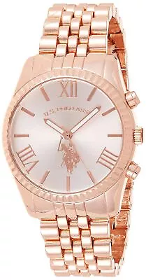 U.S. Polo Assn. Women's  Analog Display Analog Quartz Rose Gold-Tone Watch • $36.26