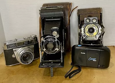 Vintage 4 Lot Kodak Cameras -all Untested/as Is • $13.50