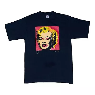 Vintage Andy Warhol Marilyn Monroe Art Tee Shirt Size Medium Lucky Mimi Inc RARE • $699.90