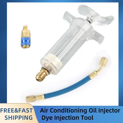 Auto 1Oz-R134A/R12/R22 A/C Air Conditioning Oil Injector Dye Injection Tool New • $17.90