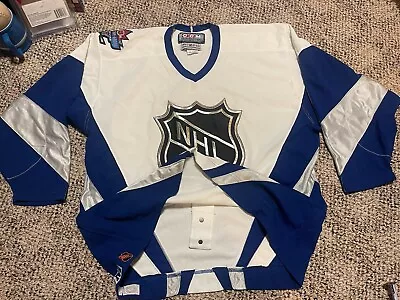 Adult 52 1998 NHL ALL STAR CCM AUTHENTIC Center Ice JERSEY Vintage Blank White • $189.99