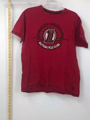 Harley-Davidson Mens Red Short Sleeve Motorcycle Club American T-Shirt Size L • $9.99