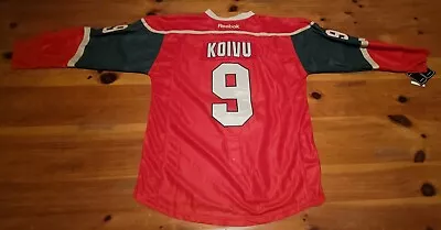 Authentic Reebok Mikko Koivu Minnesota Wild Home Center Ice Collection Jersey • $100