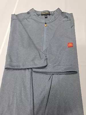 McDonald's Apparel Collection Size M-R Gray Employee Uniform Work Shirt • $15