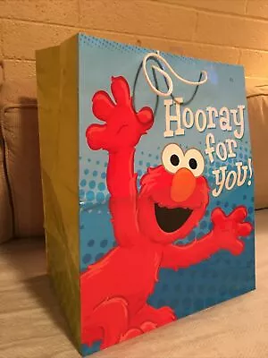 ELMO Character Sesame Street Theme American Greetings Gift Bag 16x10x19” Tall • $5.88