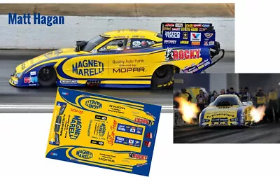 CD-MM_035-C Matt Hagan Magneti Marelli Dodge Charger Funny Car DECALS • $6.75