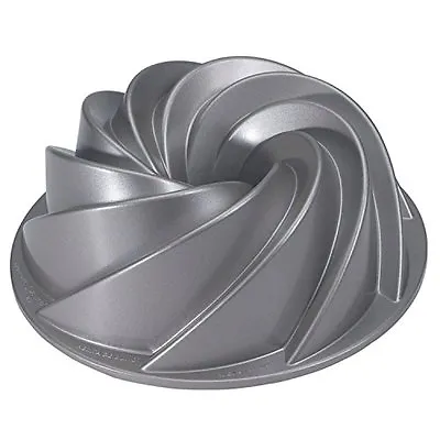 $64.98 • Buy Platinum Collection Heritage Bundt Pan Easy Remove Cake Modern Style Nordic Ware