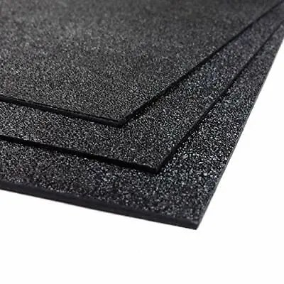 ABS PLASTIC SHEET Black 200X250MM Custom Size Available • £4.80