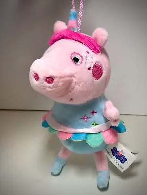 PEPPA PIG Unicorn Outfit Plush Stuffed 7  Toy  • $4.99